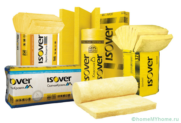 Рулон минеральной ваты от компании Isover