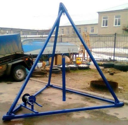 Установка для бурения желонкой
