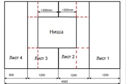 Монтаж листов