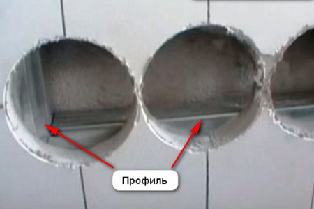отверстия подрозетники 